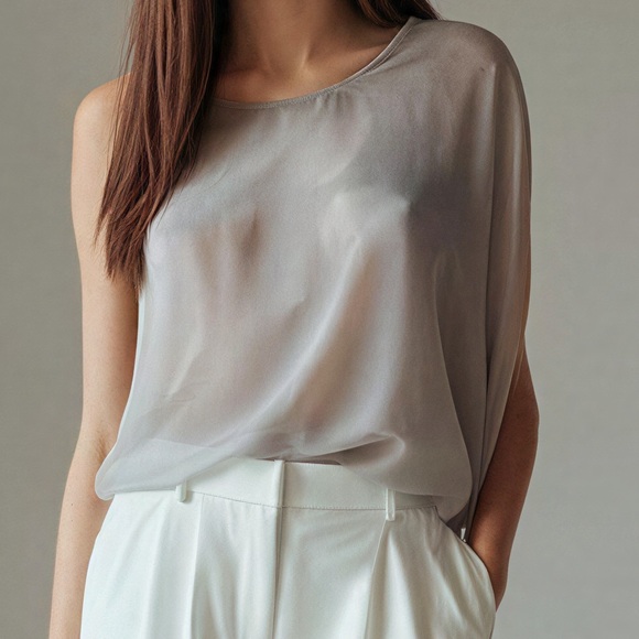 Helmut Lang Tops - NWT Helmut Lang silk one-arm asymmetical top-S‎